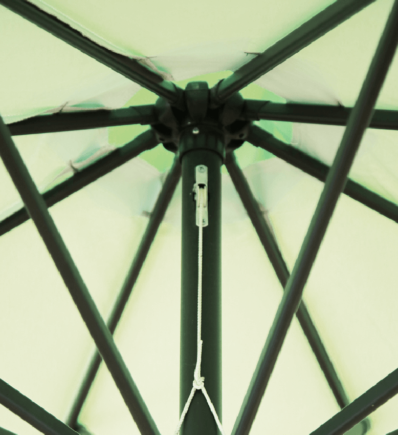 9ft Tilting Patio Umbrella - Steel Frame
