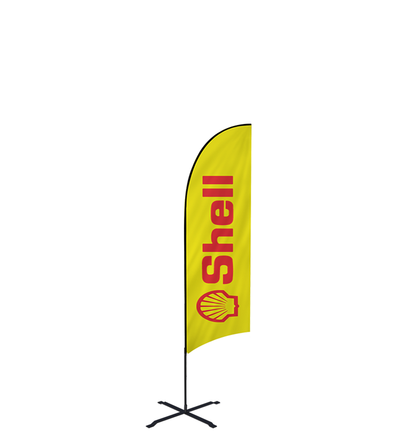 6ft Sunblade Flag – Small, Ground Spike