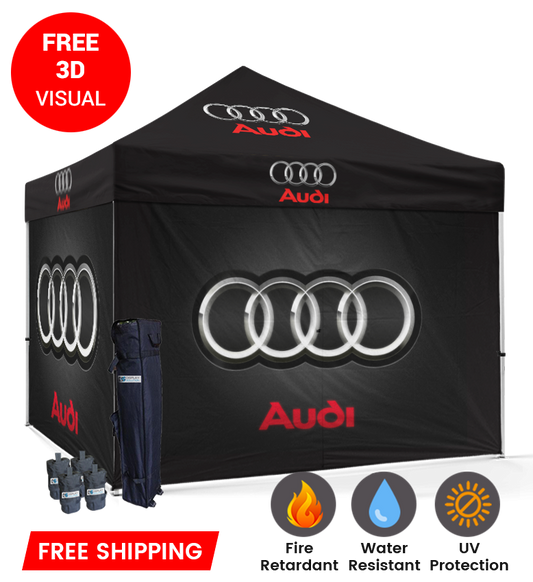 10x10 Canopy – 4 Full Walls (Enclosed)