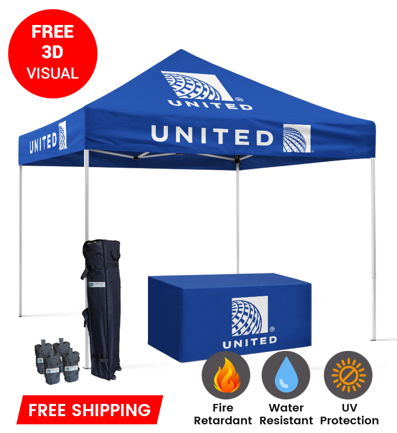 10x10 Canopy – Frame & Table Throw