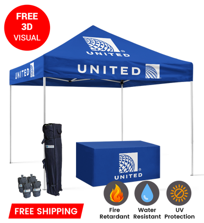 10x10 Canopy – Frame & Table Throw