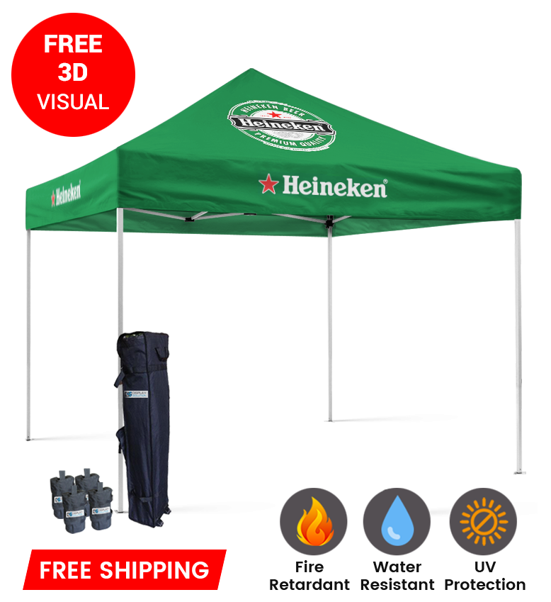 10x10 Canopy – Roof & Frame, No Walls