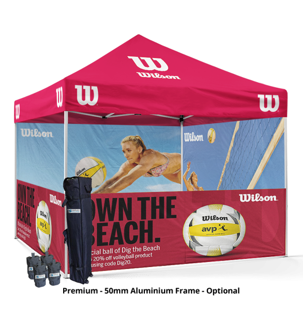 10x10 Canopy – 2 Full & 2 Half Walls
