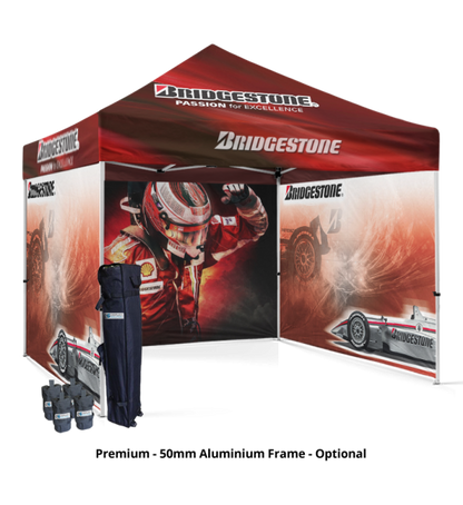10x10 Canopy – 3 Full Walls
