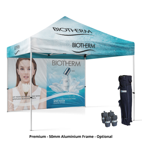 10x10 Canopy – Frame & Back Wall