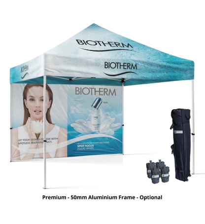 10x10 Canopy – Frame & Back Wall
