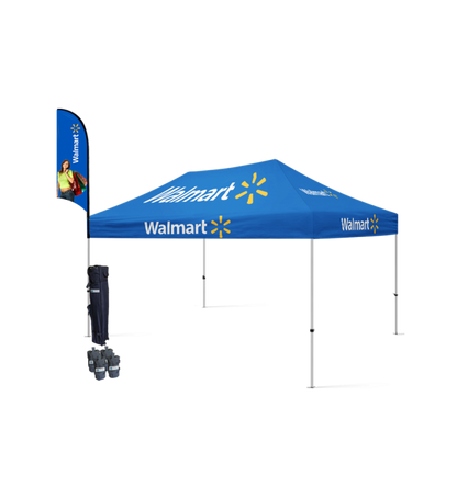 10x15 Canopy – 9ft Feather Flag