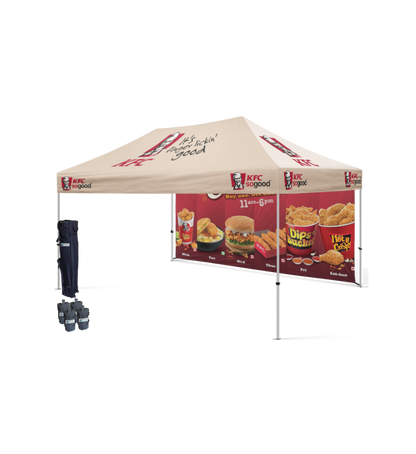 10x15 Canopy – Frame & Back Wall