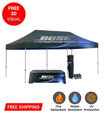 10x20 Canopy – Frame & Table Throw