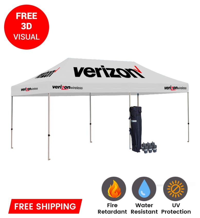 10x20 Canopy – Roof & Frame, No Walls