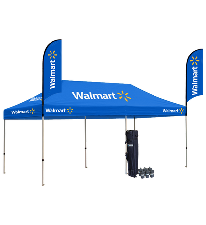 10x20 Canopy – 2 Piece 9ft Feather Flags