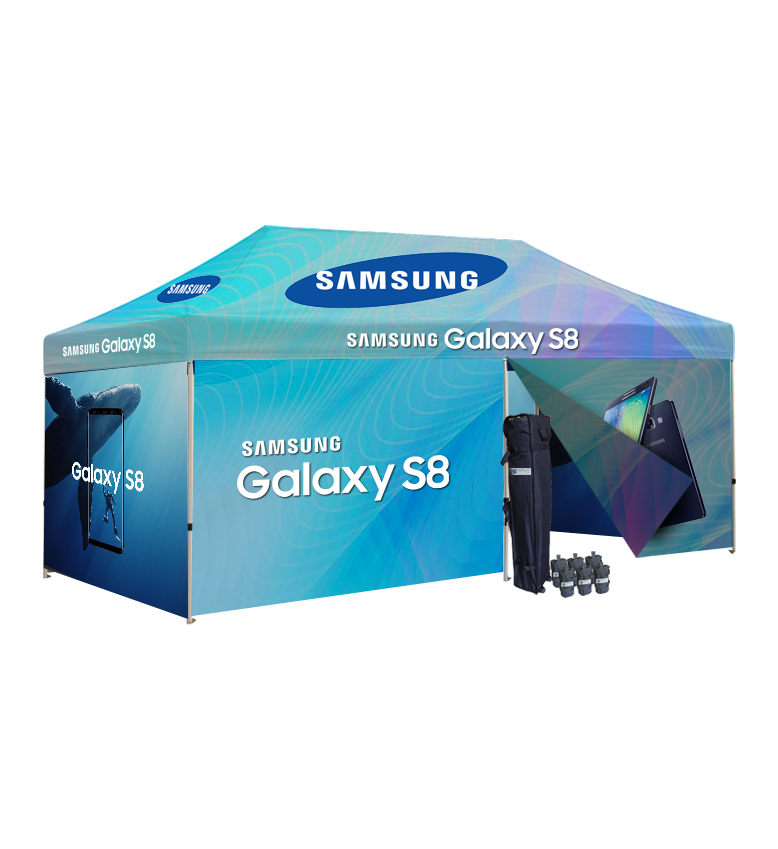 10x20 Canopy – 4 Full Walls (Enclosed)