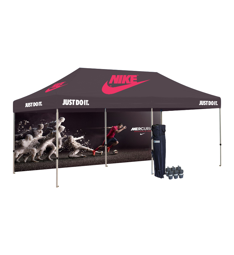 10x20 Canopy – Frame & Back Wall
