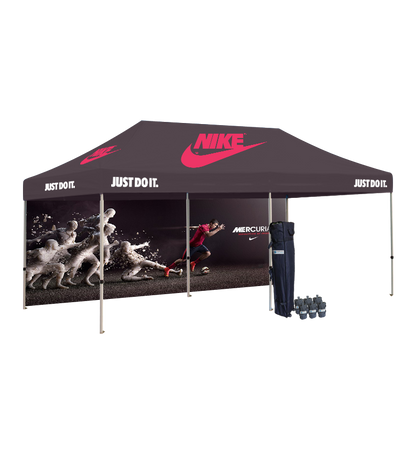 10x20 Canopy – Frame & Back Wall
