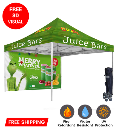 13x13 Canopy – Frame & Back Wall