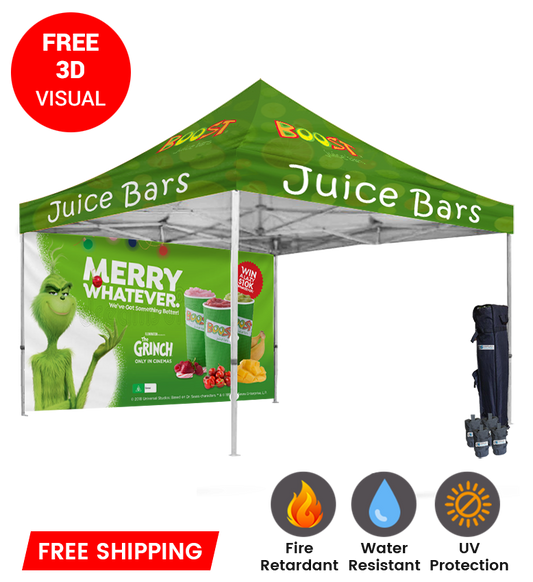 13x13 Canopy – Frame & Back Wall