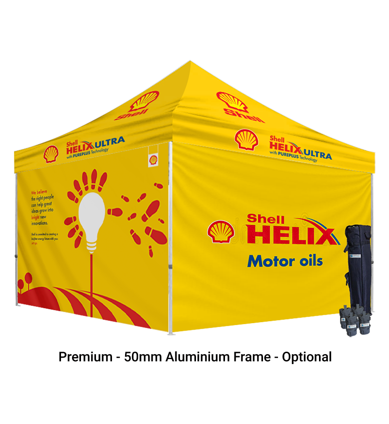 13x13 Canopy – 4 Walls (Enclosed), Single-Sided