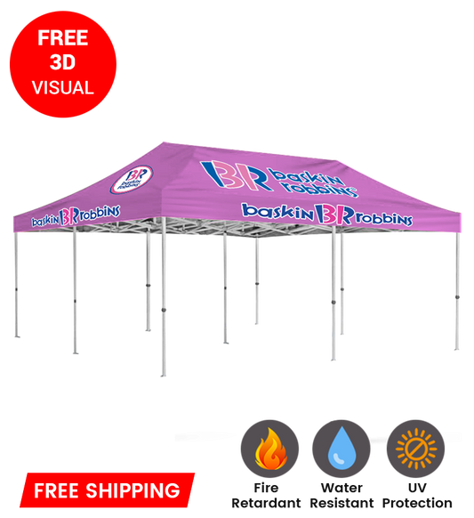 20x20 Canopy – Roof & Frame, No Walls