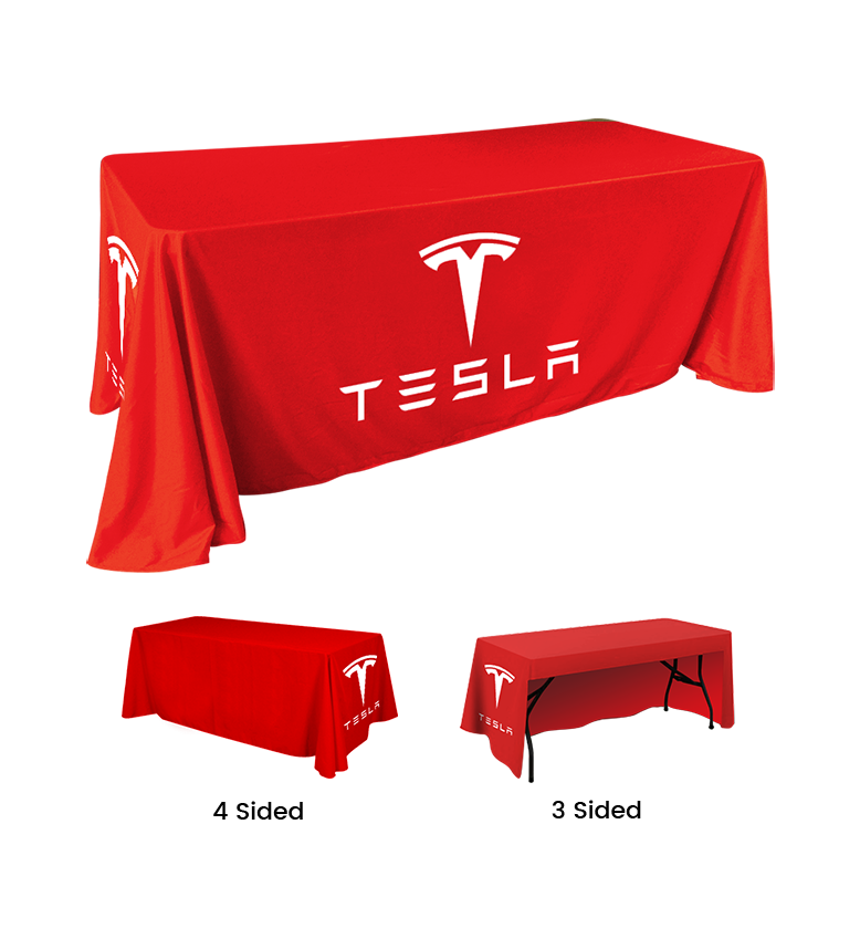 4ft Standard Table Cover, 2 Styles