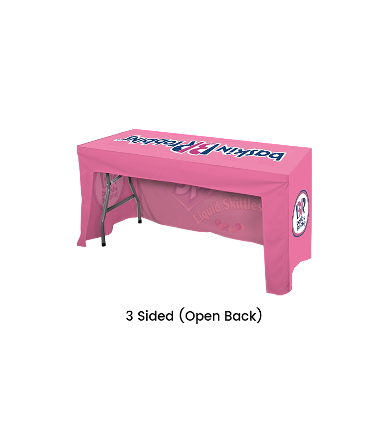 4ft Fitted Table Cover, 3 Styles