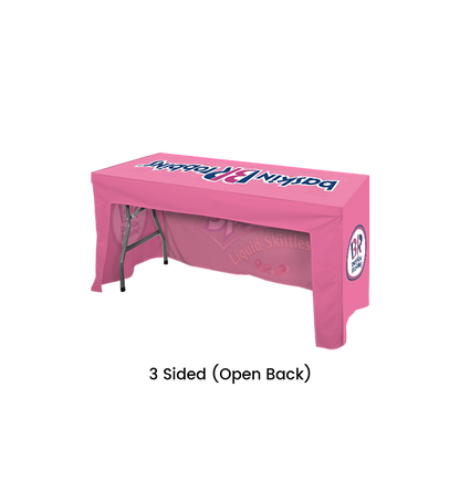 4ft Fitted Table Cover, 3 Styles