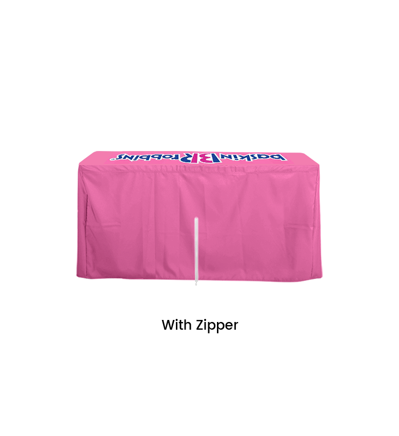 4ft Fitted Table Cover, 3 Styles