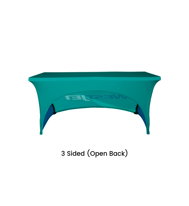4ft Stretch Table Cover, 3 Styles