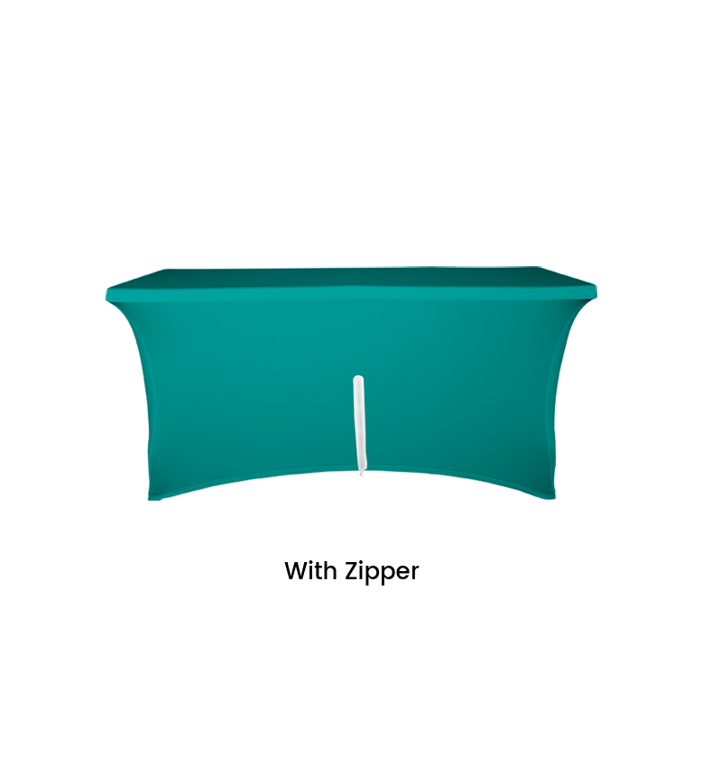 4ft Stretch Table Cover, 3 Styles