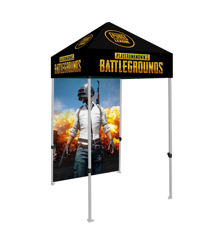 5x5 Canopy – Frame & Back Wall