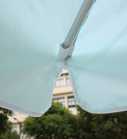 6.5ft Square Patio Umbrella - With Valances