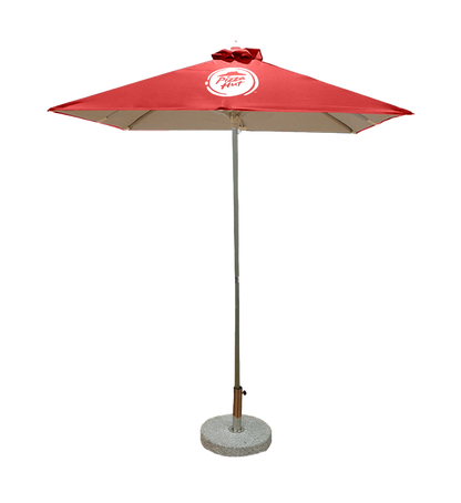 6.5ft Square Patio Umbrella - Aluminum Frame
