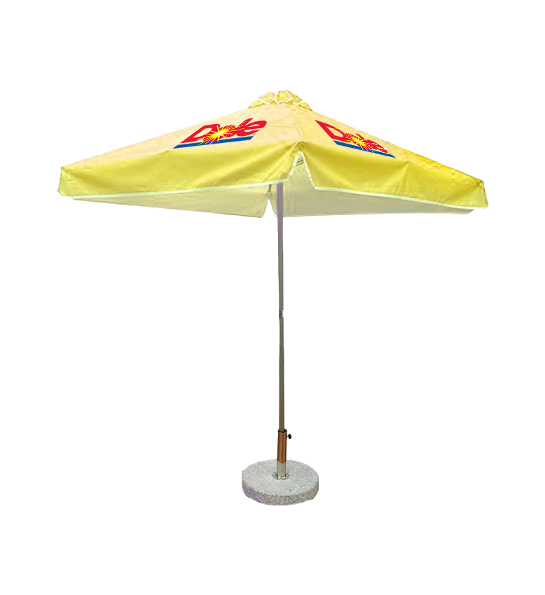 6.5ft Square Patio Umbrella - With Valances