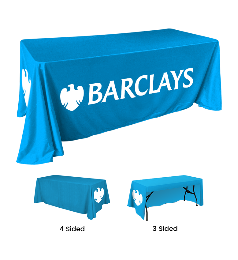 8ft Standard Table Cover, 2 Styles