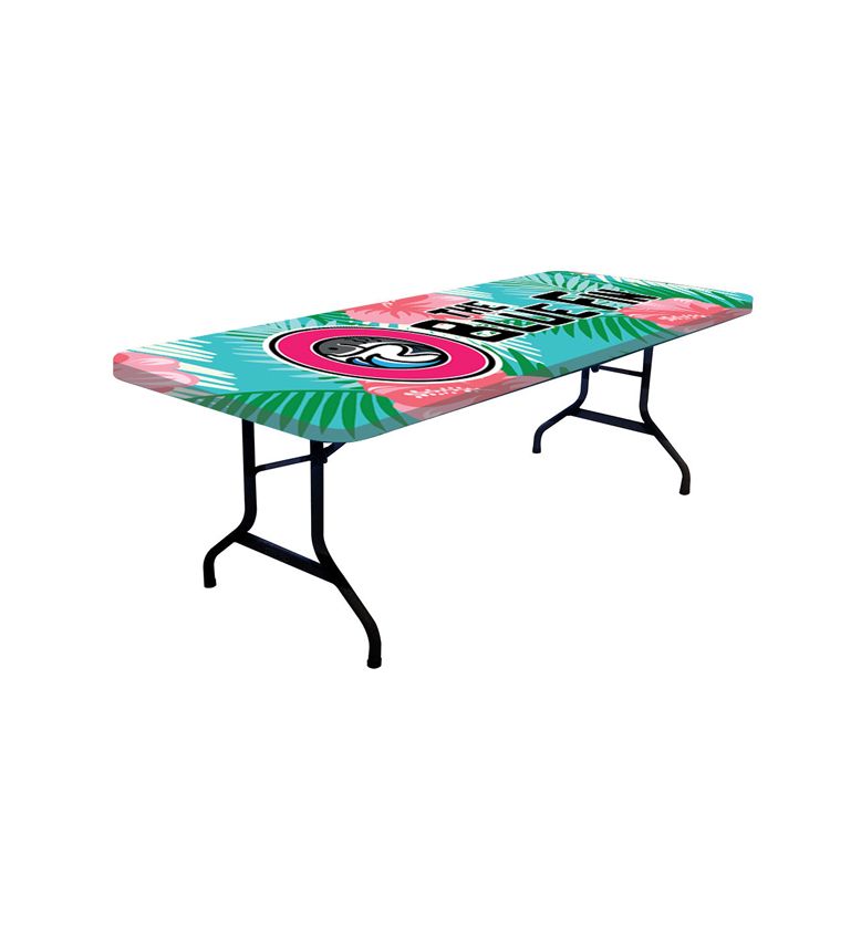 8ft Stretch Fabric Table Topper