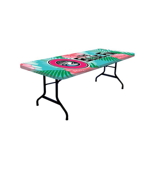 8ft Stretch Fabric Table Topper