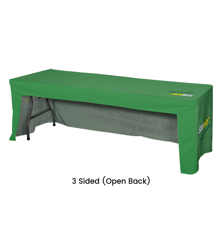 8ft Fitted Table Cover, 3 Styles