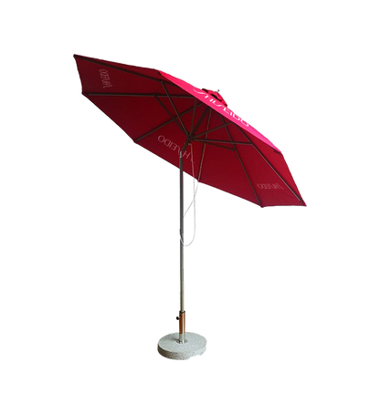 9ft Tilting Patio Umbrella - Aluminum Frame