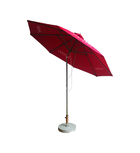 9ft Tilting Patio Umbrella - Aluminum Frame
