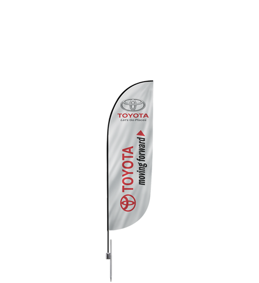 15ft Convex Flag – XL, Ground Spike