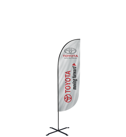 9ft Convex Flag – Medium, Ground Spike