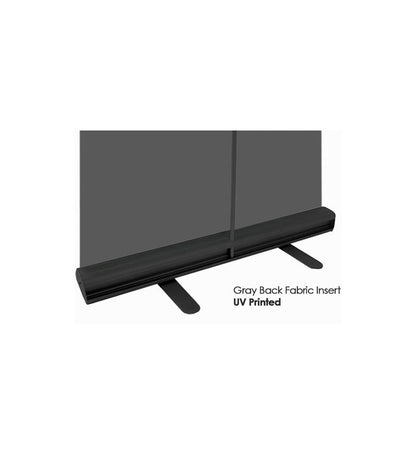 Economy Retractable Banner Stand - 33"x81" Black