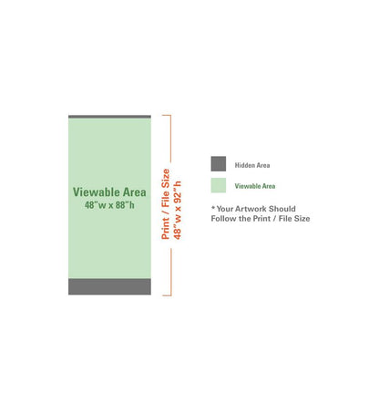 Luxury Retractable Banner Stand - 48"x92"
