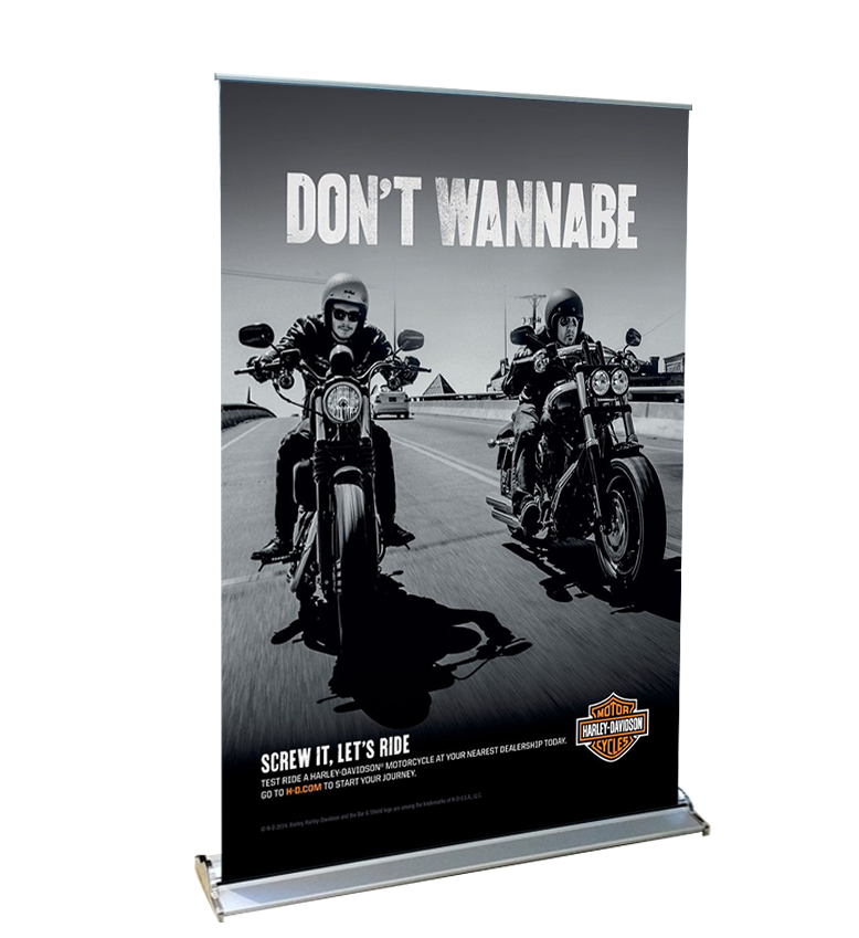 Luxury Retractable Banner Stand - 60"x80"