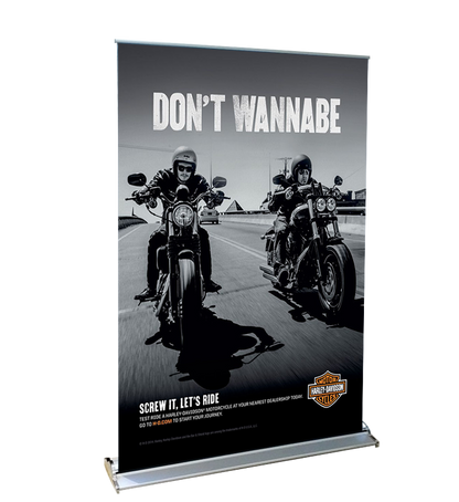 Luxury Retractable Banner Stand - 60"x80"