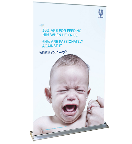 Luxury Retractable Banner Stand - 60"x92"