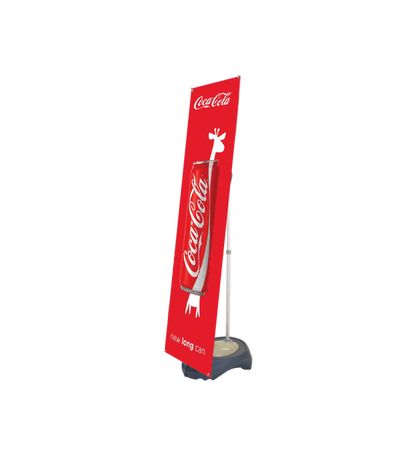 Outdoor Banner Stand - Adjustable Width & Height