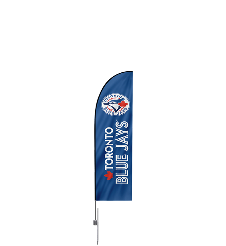 9ft Straight Flag – Medium, Ground Spike