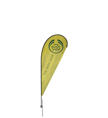 9ft Teardrop Flag – Medium, Ground Spike