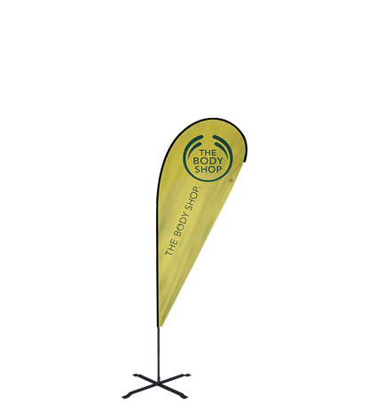 9ft Teardrop Flag – Medium, Ground Spike