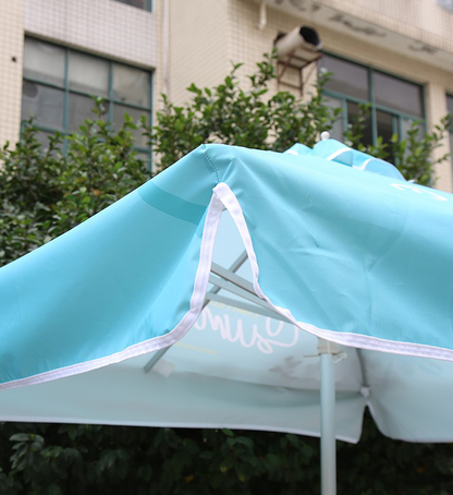6.5ft Square Patio Umbrella - With Valances